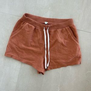Aerie Orange Shorts XL